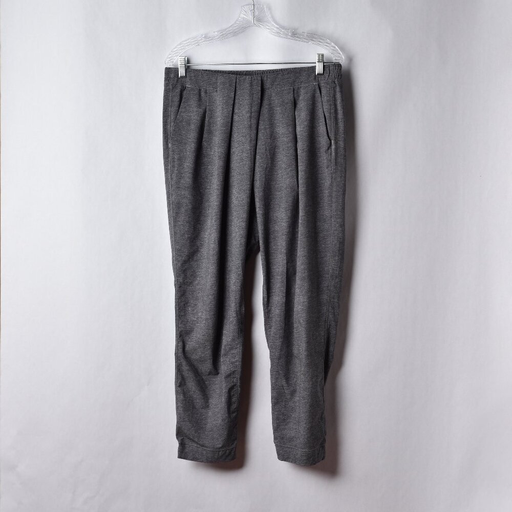 Lululemon Womens 10 Gray Pleated Wind Pants